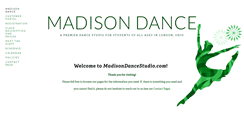 Desktop Screenshot of madisondancestudio.com