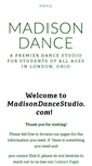 Mobile Screenshot of madisondancestudio.com